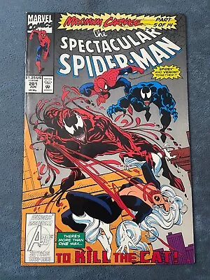 Buy Spectacular Spider-Man #201 1993 Marvel Comic Book Luke Ross Cover VF/NM • 4.74£
