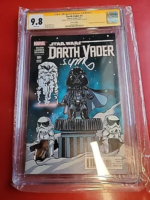 Buy Darth Vader 1 CGC SS 9.8 Skottie Young Sketch Art Star Wars 1st Black Krrsantan  • 271.81£
