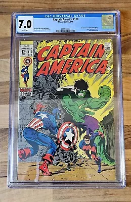 Buy Captain America #110 Cgc 7.0 • 130£