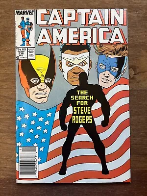 Buy Captain America 336 Marvel Comics Newsstand Variant 1987 • 3.10£