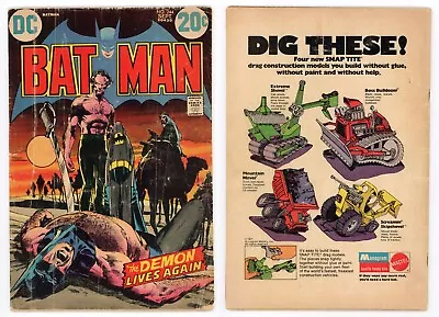Buy Batman #244 (VG+ 4.5) Ra's Al Ghul Iconic Neal Adams Cover Art 1972 DC Comics • 77.65£