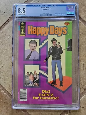 Buy Happy Days #2 CGC 8.5 Gold Key Comics 1979 Based On ABC TV Series Photo Cover  • 93.35£