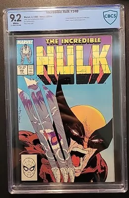 Buy  🔥the Incredible Hulk #340 - 9.2 🔑key: Wolverine Vs Hulk Mcfarlane Classic Cvr • 163.08£