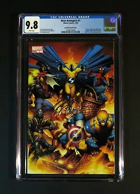 Buy NEW AVENGERS #1 CGC 9.8 NM/MT Joe Quesada Variant Sentry Wolverine Marvel 2005 • 48.15£