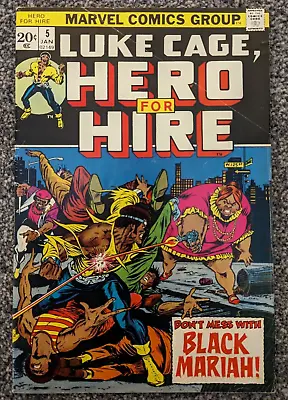 Buy Luke Cage Hero For Hire 5. Marvel 1973. 1st Black Mariah. Combined Postage • 19.98£