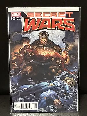 Buy 🔥SECRET WARS #9 Variant Great SIMONE BIANCHI 1:25 Ratio Cover MARVEL 2015 NM🔥 • 8.50£