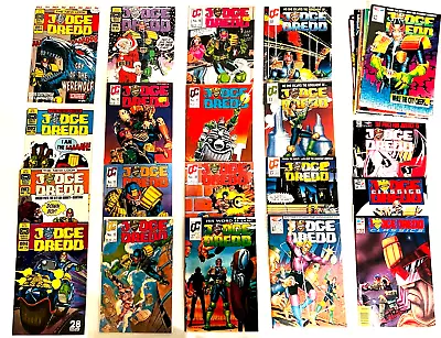 Buy 36 Judge Dredd Vol 2 #1-76  Run  Quality / Fleetway 1986-1992  John Wagner Vf/nm • 77.65£