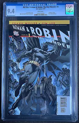 Buy All Star Batman And Robin  The Boy Wonder #1 Variant A CGC 9.4 1222424003 • 35£