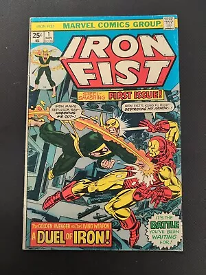 Buy IRON FIST #1 MARVEL COMICS 1975 Vs IRON MAN Battle JOHN BYRNE MISTY KNIGHT W • 46.59£