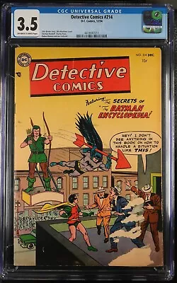 Buy Detective Comics #214 FR/GD 3.5 1954 • 232.21£