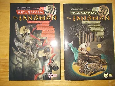 Buy The Sandman By Neil Gaiman Volume 3 & 4 Comic Bundle-30th Anniversary Editions • 14.99£