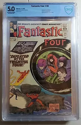 Buy Fantastic Four #38 CBCS 5.0 2ND App Of Medusa  • 66.01£