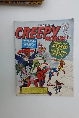 Buy Vintage Alan Class Creepy Worlds 133 – Reprints Marvel Avengers #6 • 10£