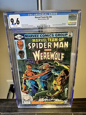 Buy Marvel Team-up #93 Spider-man And Werewolf CGC 9.6 • 93.19£