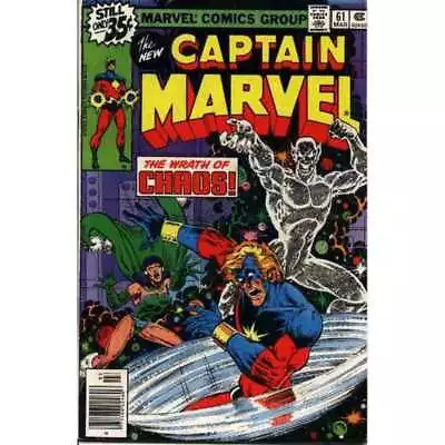 Buy Captain Marvel #61  - 1968 Series Marvel Comics Fine+ Full Description Below [m; • 6.32£