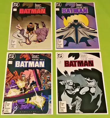 Buy Dc Comics Batman Year One Part 1-4 # 404, 405, 406, 407 Dc 1987 Grade Me • 77.65£