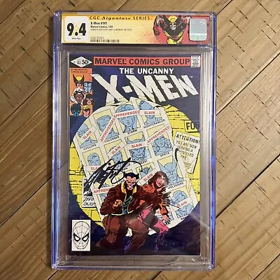 Buy Uncanny X-Men 141 CGC 9.4 SS Signed & Sketched By Chris Claremont W/Custom Label • 582.46£