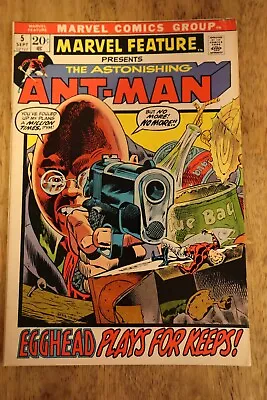 Buy Marvel Feature #5 With Ant-man 1972 Lower Grade/vg/fn Trimpe Artwork Ow Pages • 9.32£