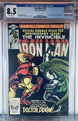 Buy IRON MAN #150 CGC 8.5 DOCTOR DOOM Cover 1981 Marvel • 62.13£