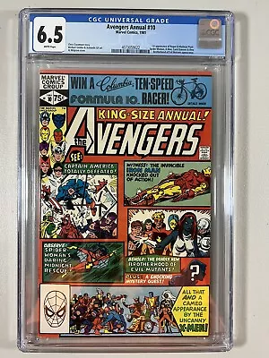 Buy Avengers Annual 10 (Marvel, 1981) CGC 6.5 WP  **1st Appearance Rogue** • 46.59£