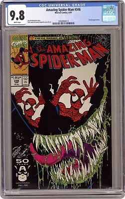 Buy Amazing Spider-Man #346 CGC 9.8 1991 3958989013 • 346.21£