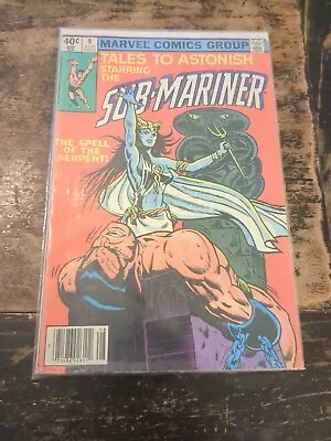 Buy Tales To Astonish SUB-MARINER #9 (Aug 1980) VG-FN Condition Comic - The Serpent • 1.55£