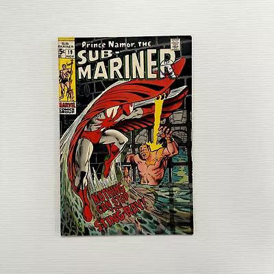 Buy Sub-mariner #19 1969 FN- First Appearance Of Sting-Ray Cent Copy • 25£