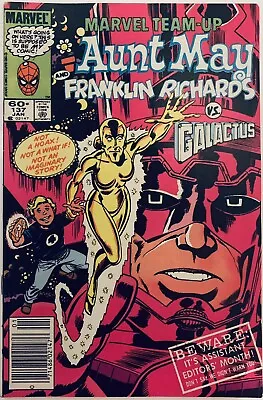 Buy Marvel Team-Up #137 (1984) VF~1st Golden Oldie~Galactus Appearance • 9.31£