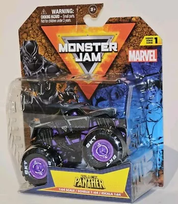 Buy Monster Jam Black Panther 1:64 Scale Marvel Comics Monster Truck • 13.97£