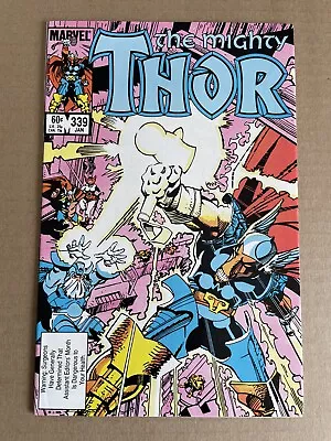 Buy Thor #339  Marvel Comics 1984 Beta Ray Bill Hammer Stormbreaker • 10.06£