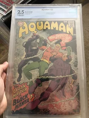 Buy Aquaman #35 ⭐ CBCS 2.5 ⭐ 1st Appearance Of BLACK MANTA! Nick Cardy DC Comic 1967 • 116.48£