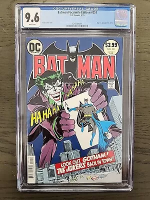 Buy DC Comics 9/19 Batman Fscsimile Edition #251 CGC 9.6 White Pages • 31.06£