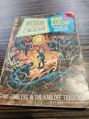Buy MYSTERY COMICS DIGEST #2, BORIS KARLOFF TALES OF MYSTERY July 1972 • 7.77£