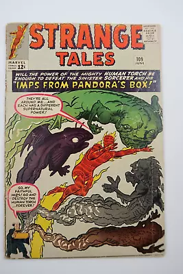 Buy Strange Tales #109 1st Circe (Sersi) 1963 Silver Age Marvel Comic G/G+ • 37.93£