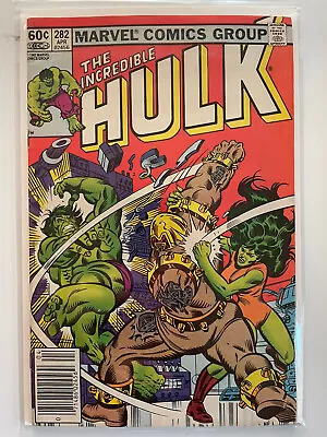 Buy First SHE-HULK AND HULK TEAM-UP! Incredible Hulk #282 (1983)  NM • 19.42£
