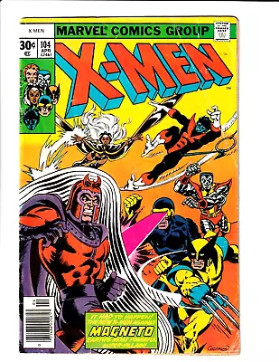 Buy Uncanny X-Men #104 1st Starjammers Claremont Cockrum 1977 Marvel Comics 🔥 • 38.89£