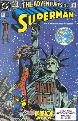 Buy Adventures Of Superman #465 FN 1990 Stock Image • 6.76£