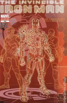 Buy Invincible Iron Man #500G Larroca Variant 2nd Printing VF 2011 Stock Image • 2.10£