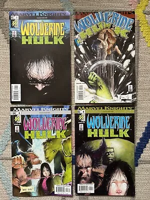 Buy Wolverine Hulk #1-4 Marvel Knights Sam Keith Set • 10£