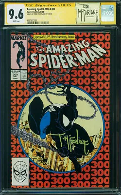 Buy Amazing Spider-Man #300 CGC 9.6 SS Signed Todd McFarlane Signature WP P10 411 Cm • 1,393.24£