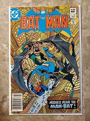 Buy Batman #361 (DC COMICS 1983) - BRONZE AGE NEWSTAND  1ST HARVEY BULLOCK APP - VF- • 15.52£