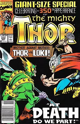 Buy The Mighty Thor #432 Newsstand Cover Marvel Comics • 3.95£