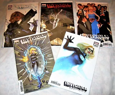 Buy INVISIBLE WOMAN 1 -5 🔑 Key 1st Solo Sue VARIANTS Marvel Comics Fantastic Four • 28£