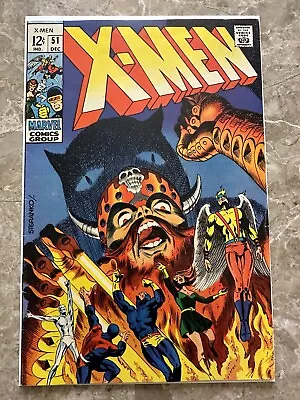 Buy X-Men #51 FN+ (1968 Marvel Comics) - Beautiful Copy For Grade, Steranko • 70.02£