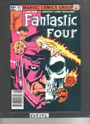 Buy Fantastic Four 257 Nm Newsstand Death Skrull Princess Anelle Galactus Nova Death • 27.95£