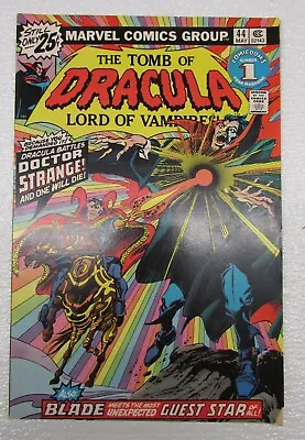 Buy Marvel Comic Book 1976 Tomb Of Dracula Doctor Strange Blade 44 May • 31.08£