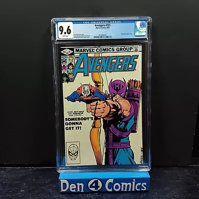 Buy Avengers 223 (09/82) CGC 9.6 Classic Ant-Man & Hawkeye Cover MCU Civil War Scene • 77.66£