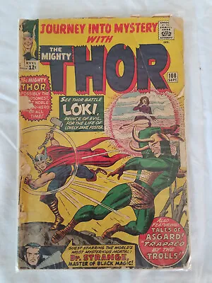 Buy Journey Into Mystery #108 Low Grade (Marvel 1964) Thor, Loki, Dr. Strange • 23.29£
