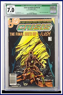 Buy Crisis On Infinite Earths #8 CGC Graded 7.0 DC November 1985 Signed Comic Book. • 69.89£