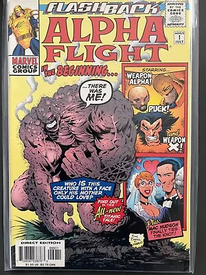 Buy Flashback Alpha Flight -1 Marvel Comics (1997) • 4.95£